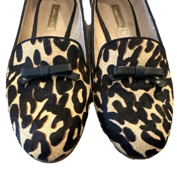 Louise et Cie Cheetau Print Loafers with bows women’s flats shoes 6.5 - Picture 2 of 7